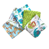 The Craft Cotton Co. Playful Cuties 100% Cotton Prints 45x55cm Wide 5Pcs Fat Quarter Bundle for Quilting, Patchwork, Sewing, Home Decor